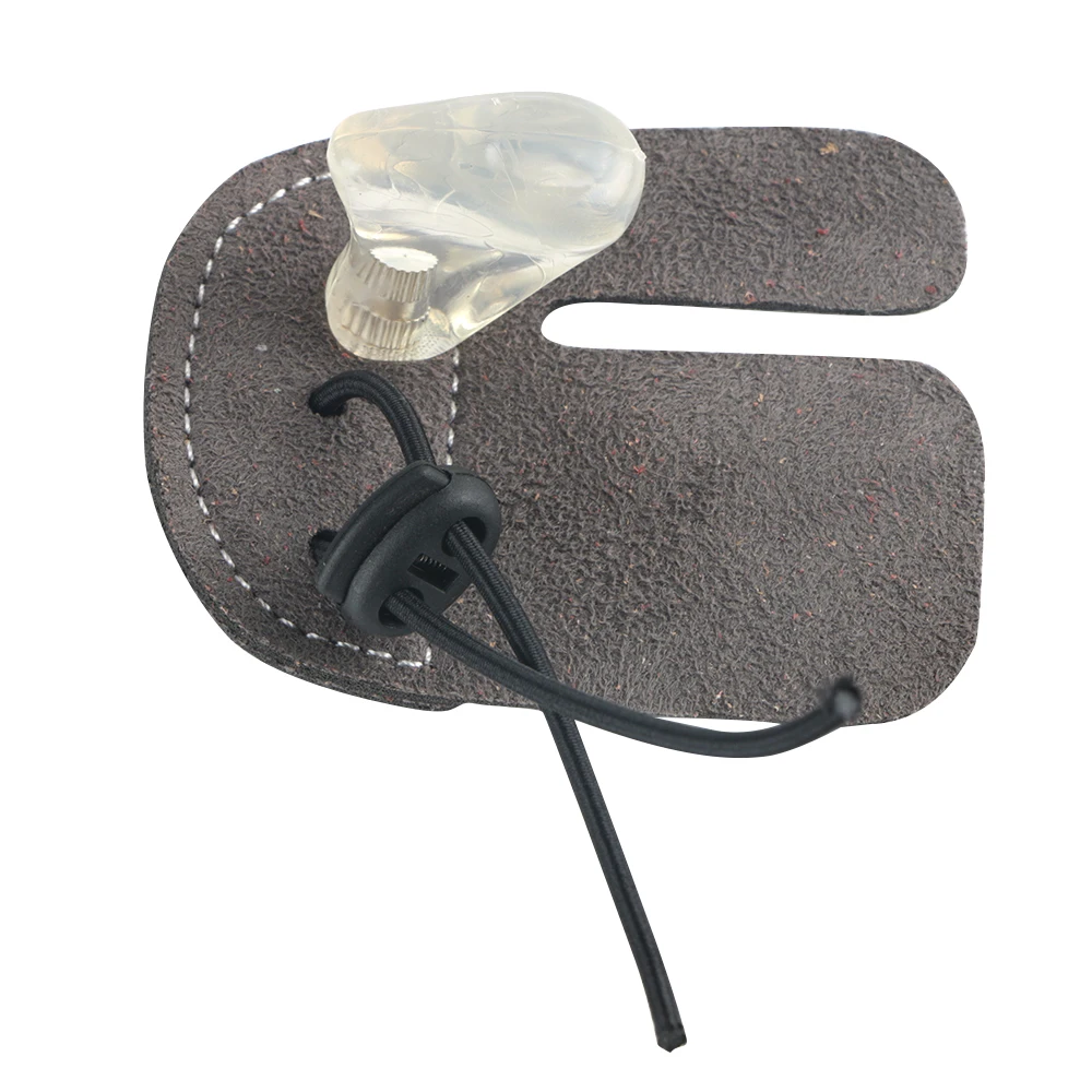 Almohadillas de mano para tiro con arco, cubiertas para los dedos, Material de microfibra, accesorios para deportes al aire libre, resistencia al desgaste - imagen 5