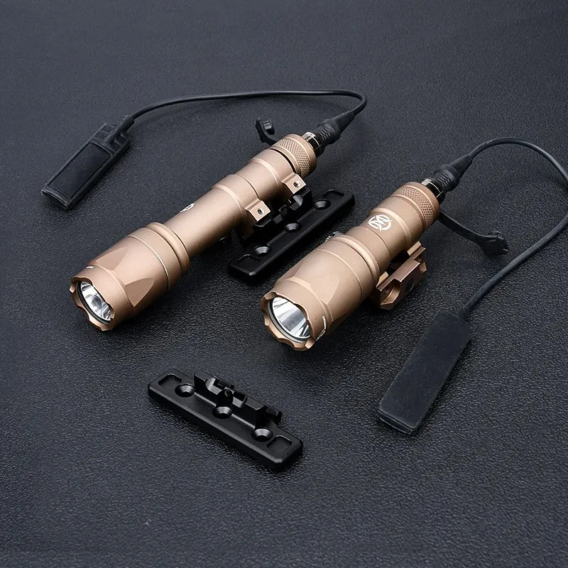 WADSN-linterna táctica M300, M600, M600C, M300A, luz LED de caza Scout, compatible con m-lok Keymod, Base de riel, accesorio de arma de pistola Airsoft - imagen 4