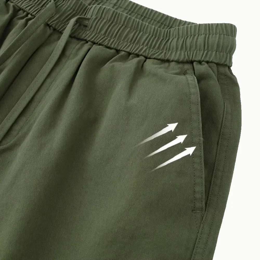 Pantalones de uniforme estadounidense de la Segunda Guerra Mundial, pantalones tácticos deportivos de entrenamiento informales y sueltos Reintage para hombre - imagen 4