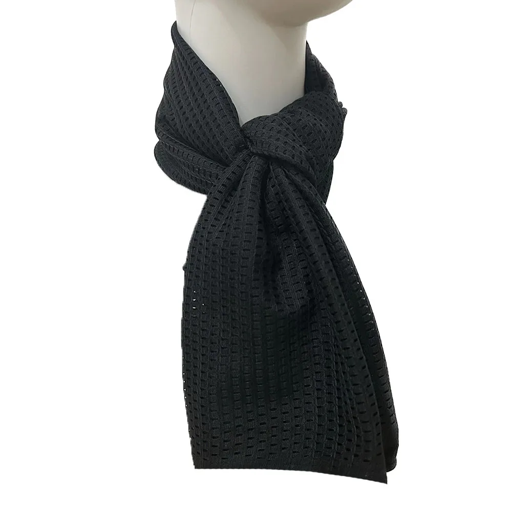 Bufanda táctica de malla de camuflaje para el cuello, pañuelo de cara de francotirador KeffIyeh, velo Shemagh, envoltura de cabeza para acampar al aire libre y caza - imagen 4