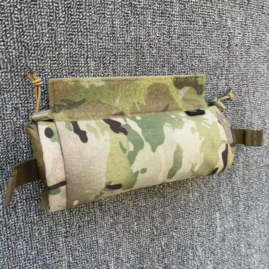 Paquete de accesorios de chaleco táctico, Rollo colgante, paquete médico, Camuflaje Mc - imagen 2