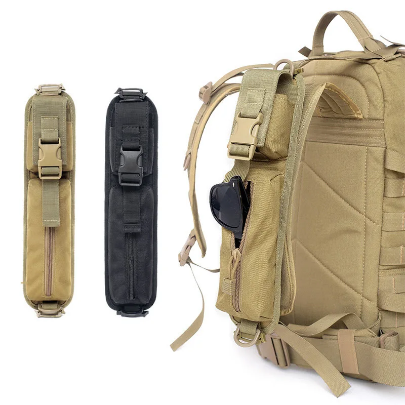 Mochila táctica con correa para el hombro, bolsa de almacenamiento Molle EDC, bolsa de herramientas de utilidad, accesorios de caza y senderismo, nailon 1000D - imagen 2