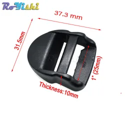 Hebilla de escalera negra para mochila táctica