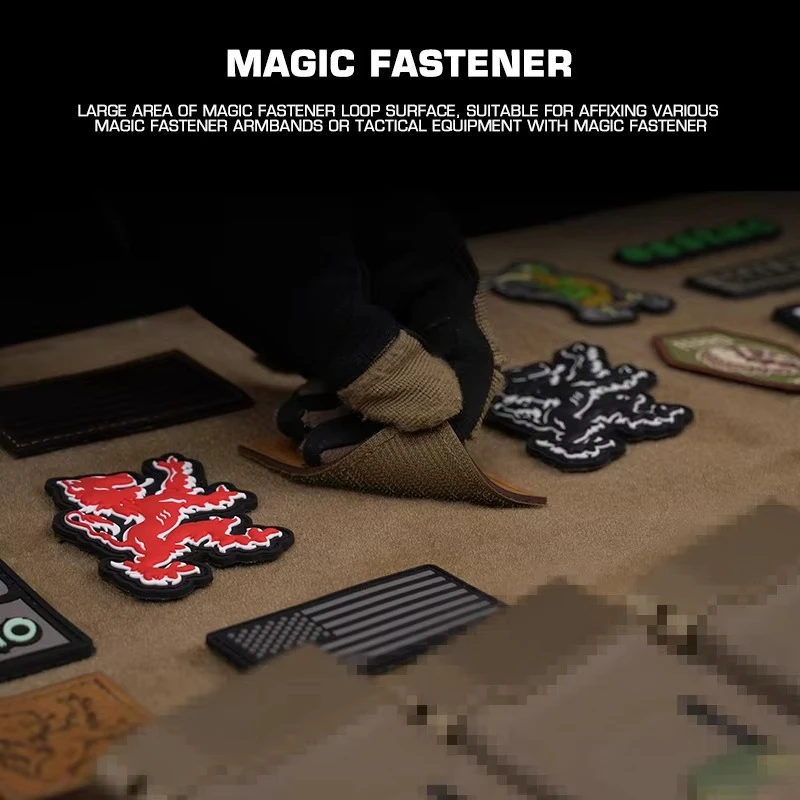 Organizador de folletos de parche de exhibición de tablero de almacenamiento de Panel de parche de exhibición de brazalete de sujeción mágica - imagen 3