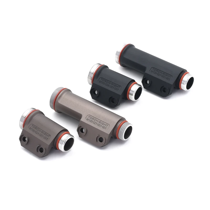 Soporte de lámpara de casco de estrategia SOTAC de aluminio para accesorios de cuerpo de luz de investigación serie 18350 18650 con orificio para tornillo derecho - imagen 3