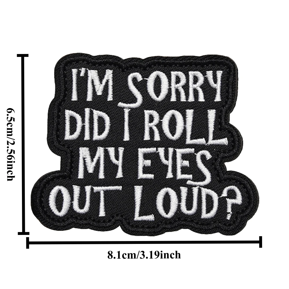 Parche táctico DUCT TAPE Morale Fun Meme cita gancho bucle sujetador bordado pegatina insignia para mochila Molle gorra Jeans - imagen 3