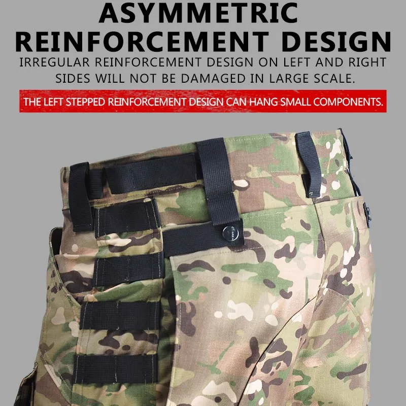 Traje táctico para hombre, camisa de combate, uniforme militar, ropa de caza, camisetas, traje de francotirador, pantalones de camuflaje del ejército, trajes tácticos para exteriores - imagen 5