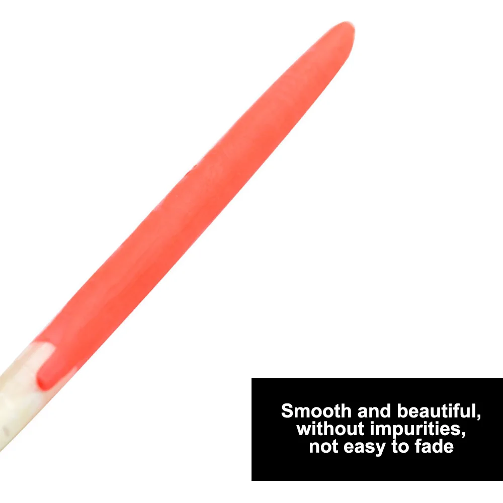 Juego de flotadores de pesca pintados con plumas, Kit de corcho de pesca, tubos flotantes de cola dura, aparejos, accesorios de pesca, 10/30 Uds. - imagen 3