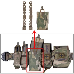 Molle-bolsa para cargador individual, bolsa para pistola Mag, soporte para linterna de caza, Kit de herramientas de accesorios, 5,56, 7,62, M4, M15