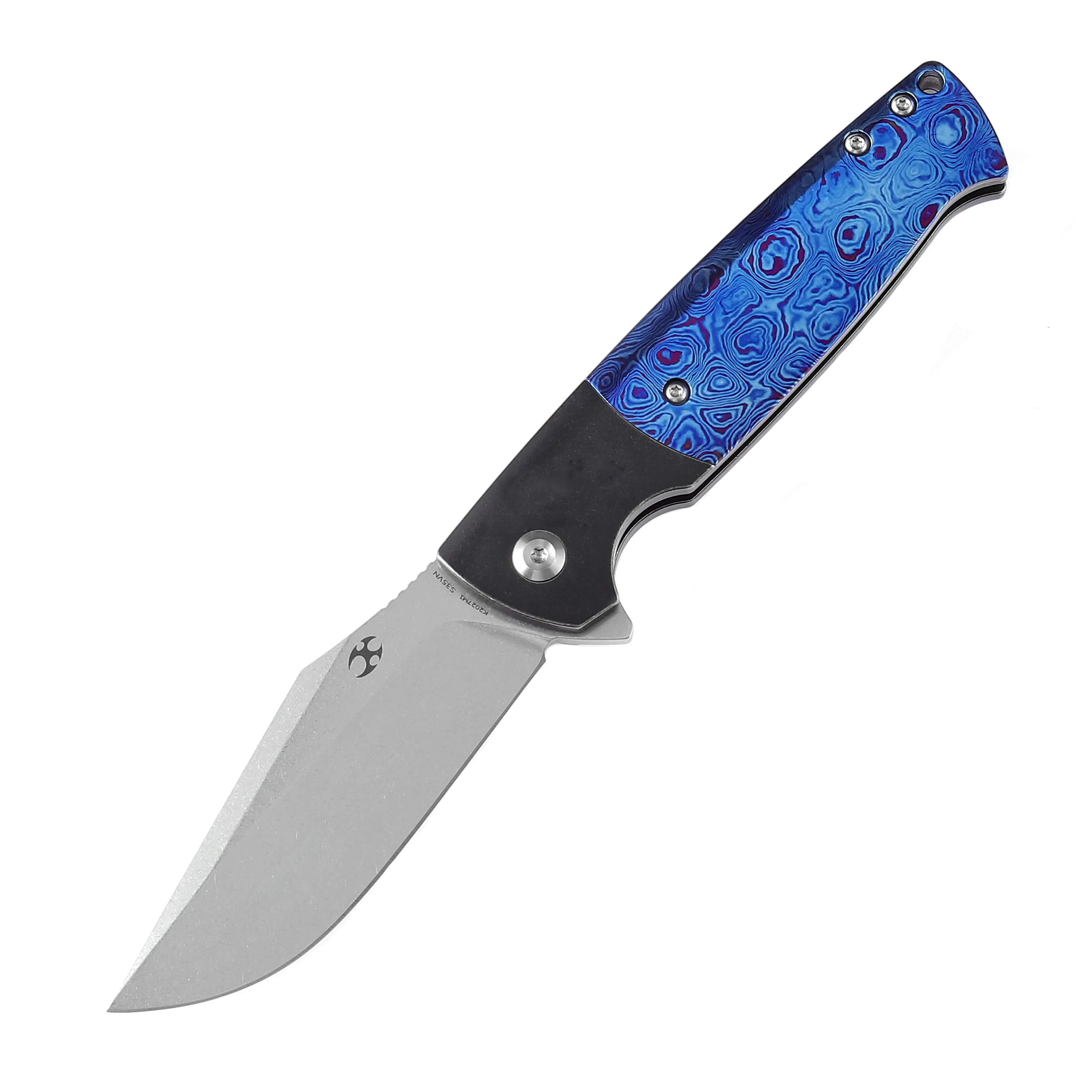 Kansept Shikari cuchillo plegable EDC S35VN con titanio y G10 - imagen 2