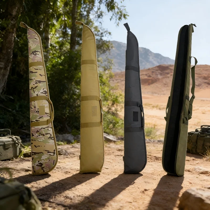 Bolsa táctica para Rifle de francotirador, protección acolchada, bolsa de transporte para pistola de tiro de caza, funda para Rifle de combate Militar, bolsas duraderas para pesca al aire libre - imagen 3