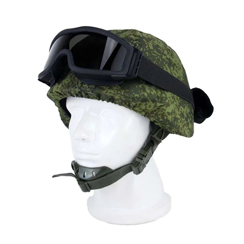 Casco táctico de acero puro para caza al aire libre, protector a prueba de explosiones, Airsoft 6b26, ruso 99 - imagen 3
