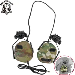 Auriculares tácticos SINAIRSOFT Gen 5 con función de reducción de ruido y captación de sonido para caza, tiro Militar, casco Airsoft