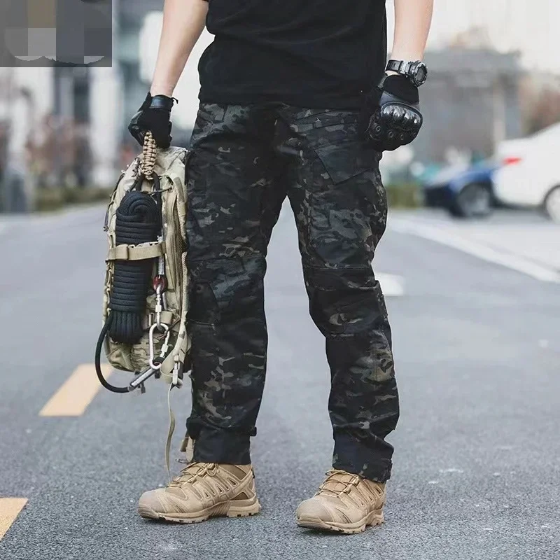 Pantalones tácticos G4 para hombre, entrenamiento de camuflaje al aire libre, senderismo, caza, pantalones Cargo multifuncionales, otoño y primavera - imagen 4