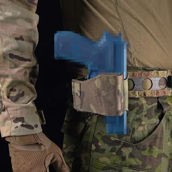Funda táctica portátil multimodelo Compatible con sistema MOLLE cinturón pequeño volumen dibujo rápido Universal
