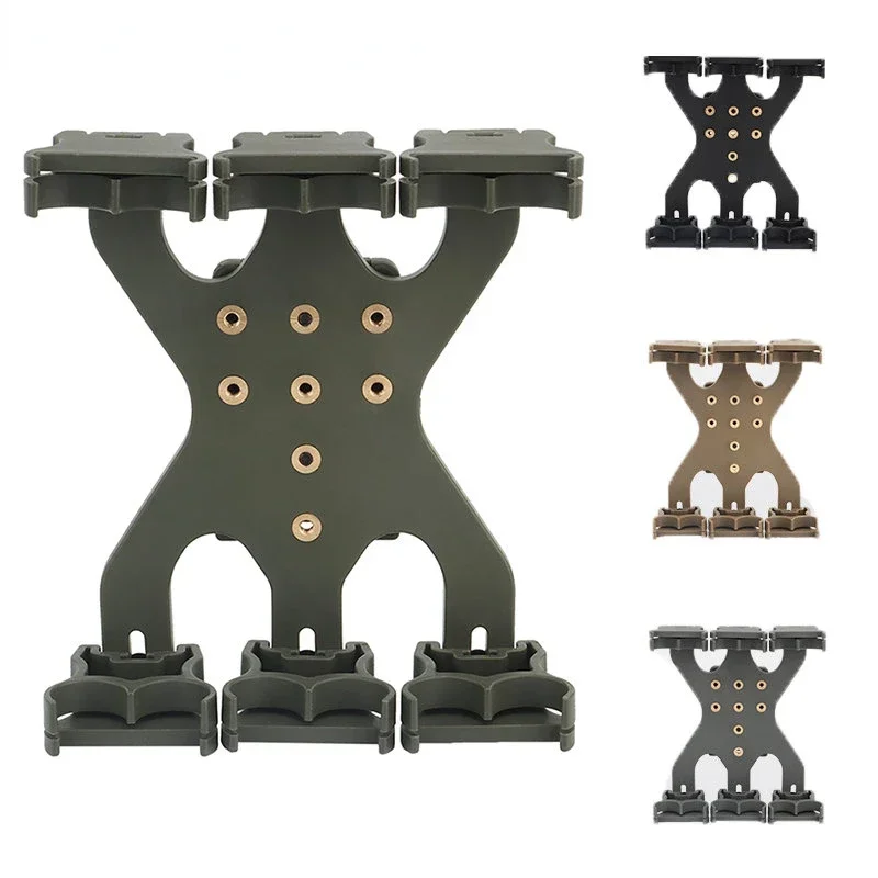 ERQYGRA-soporte táctico de 12 cartuchos redondos, revista deportiva de caza, bolsa Molle, Clip para cinturón, adaptador de munición ajustable, accesorios magnéticos - imagen 3