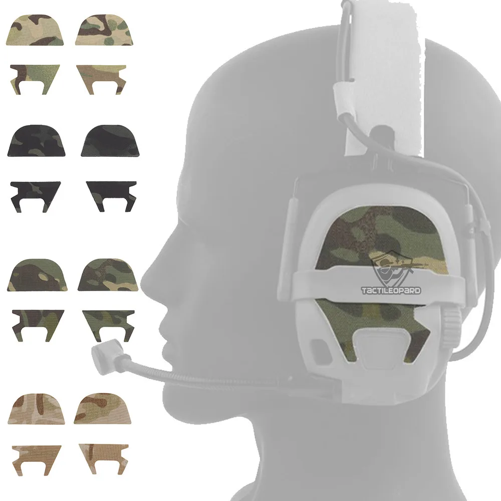 Parche táctico velcro GEN6 camuflaje para auriculares AMP