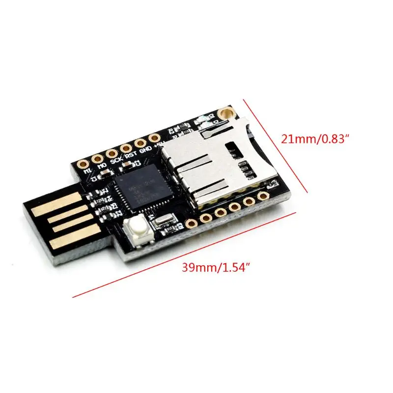 CJMCU TF MicroSD, ranura para tarjeta, memoria, Badusb USB, teclado Virtual, módulo ATMEGA32U4 para Leonardo, R3, envío directo - imagen 2