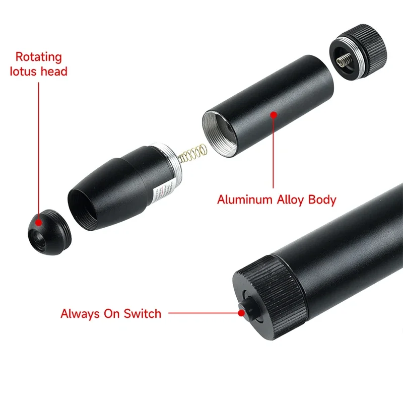 Rifle de caza táctico, accesorios de mira láser ajustable con láser de Color rojo y verde, pistola Airsoft de 20mm-22mm, montaje en riel - imagen 2
