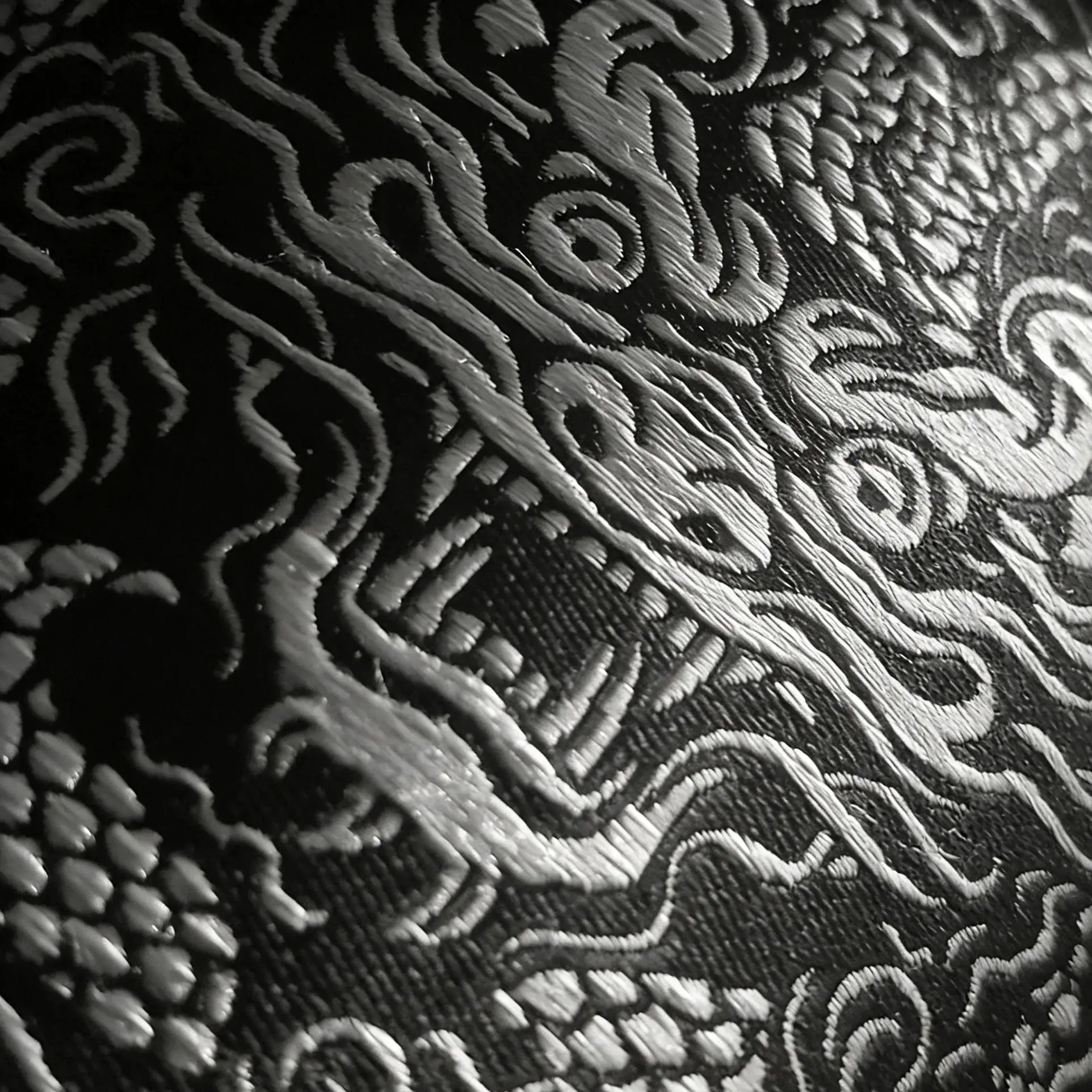 Insignia de espíritu mágico de tótem con patrón de dragón, insignia de brazo de tótem chino, parche decorativo de cubierta trasera - imagen 5