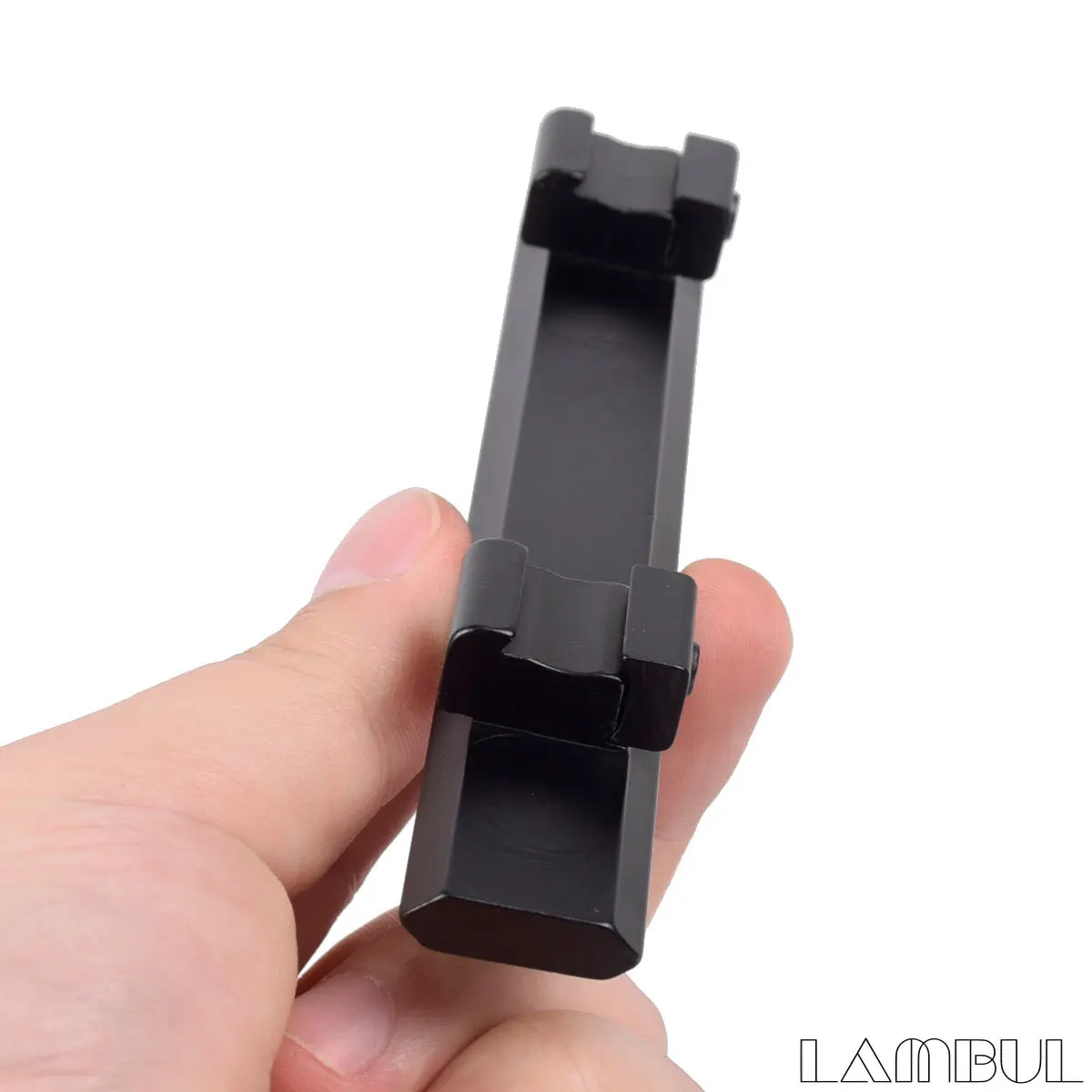 Adaptador cola de milano a Picatinny 125mm – Aluminio 10 ranuras - imagen 4