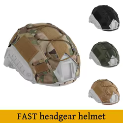 Cubierta de casco de camuflaje de tamaño M/L, cubierta de casco de camuflaje con aro y bucle, tela de casco de deporte al aire libre para actividades al aire libre