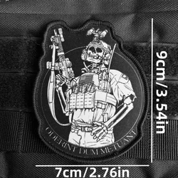 Parche táctico skull – insignia Rifleman para brazalete