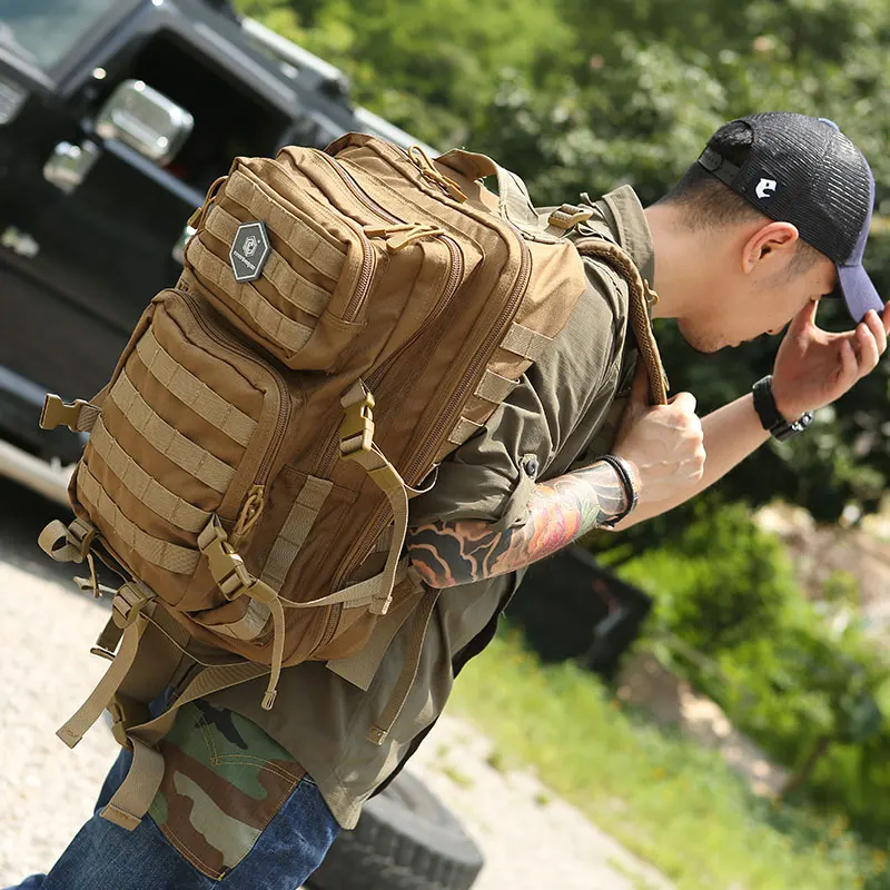 Mochila Emersongear de 45L, bolsa táctica de asalto de gran capacidad para siete días, mochila para acampar al aire libre, mochila para senderismo - imagen 4