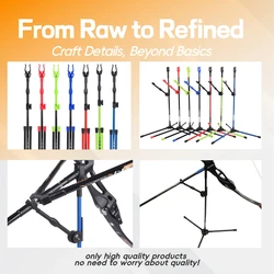 Soporte plegable para arco recurvo y largo – almacenamiento caza