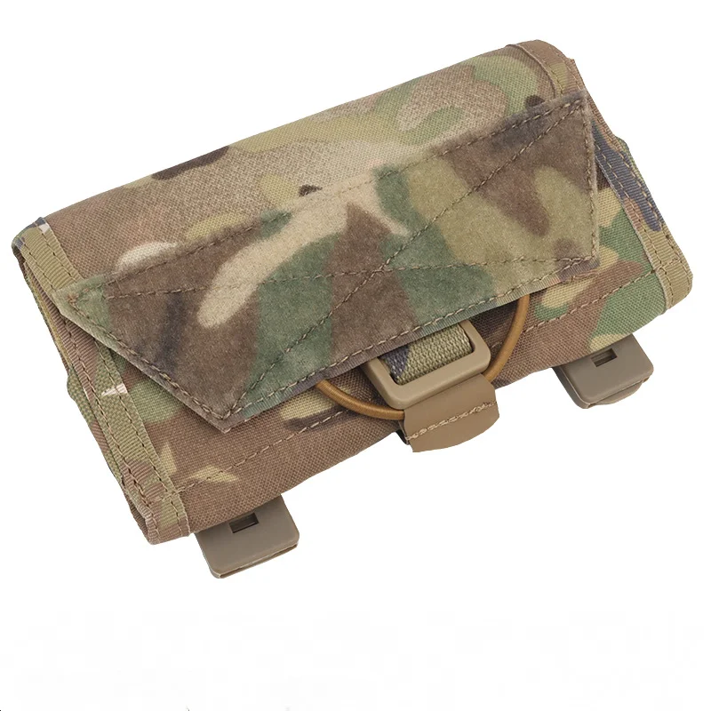Chaleco táctico de camuflaje para exteriores, sistema MOLLE con cremallera, función de navegación para teléfono móvil, incluye paquete, bolsa - imagen 3