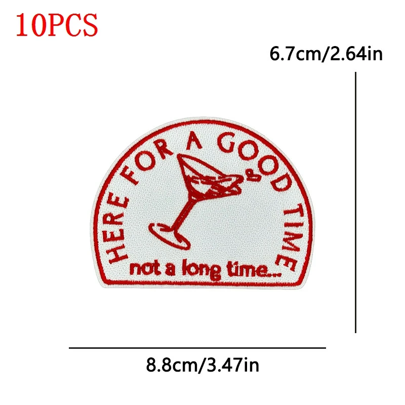 10 unids/set de parches de hierro de Jesús para ropa, parche termoadhesivo para ropa, parches bordados Y2K en sombrero, insignias de logotipo DIY para coser - imagen 4