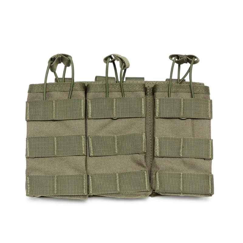 Airsoft Molle-chaleco táctico militar, accesorio de caza, con Clip, individual, doble, Triple, M4, AR 5,56, 223 Mag - imagen 2