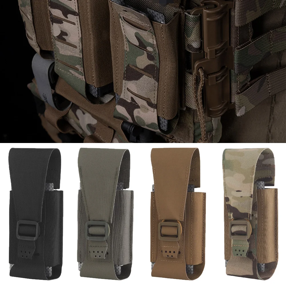 Bolsa para revistas multifunción individual 5,56, tapa reemplazable, cordón elástico, equipo de caza, bolsa de accesorios para revistas