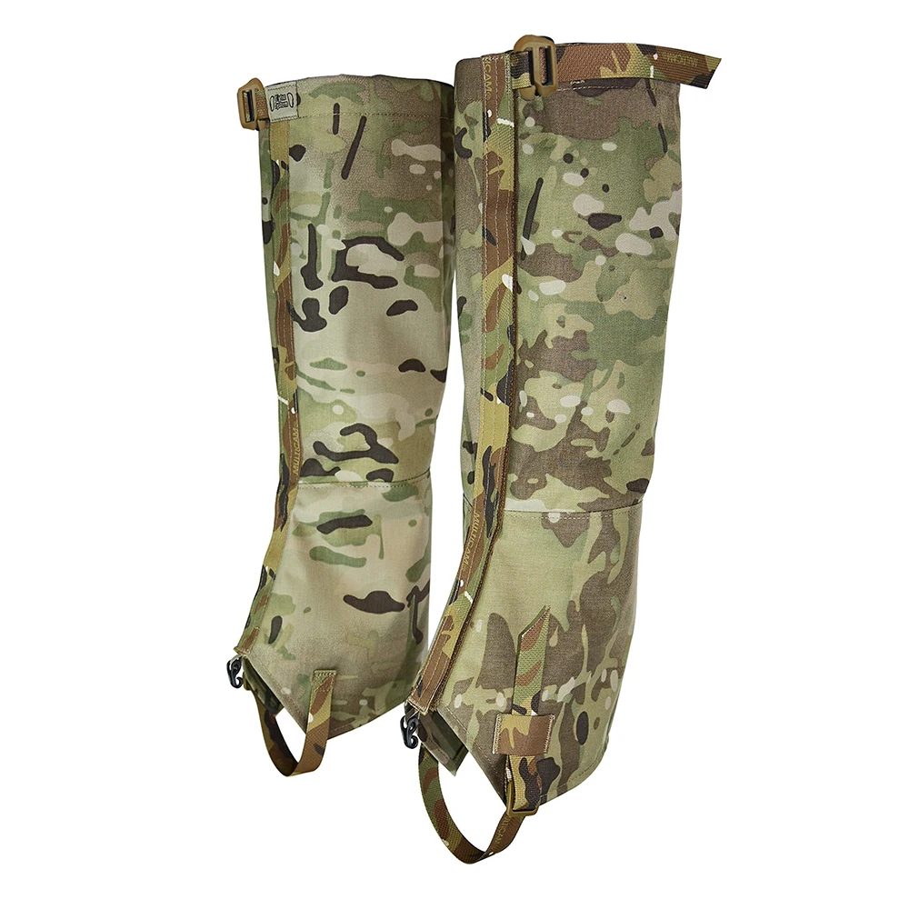 Polainas largas de pierna táctica, cubierta de nieve para pantorrilla de invierno, equipo de protección para senderismo al aire libre, aislamiento cálido - imagen 4