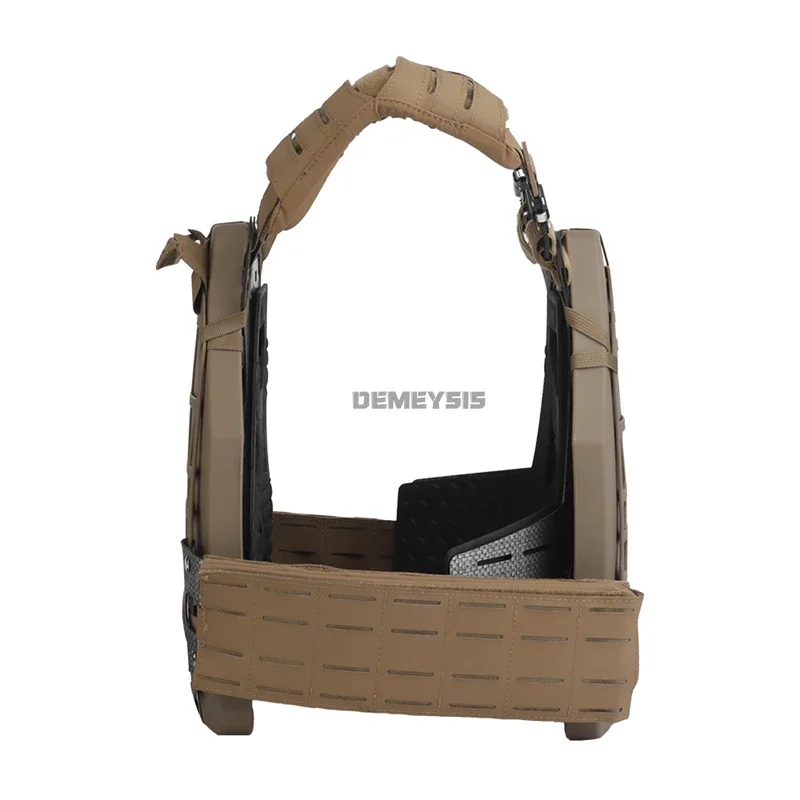 Chaleco táctico ligero de combate, faja ajustable de liberación rápida, chaleco con hebilla, cuerda de rescate, chalecos Airsoft para caza y Paintball - imagen 4