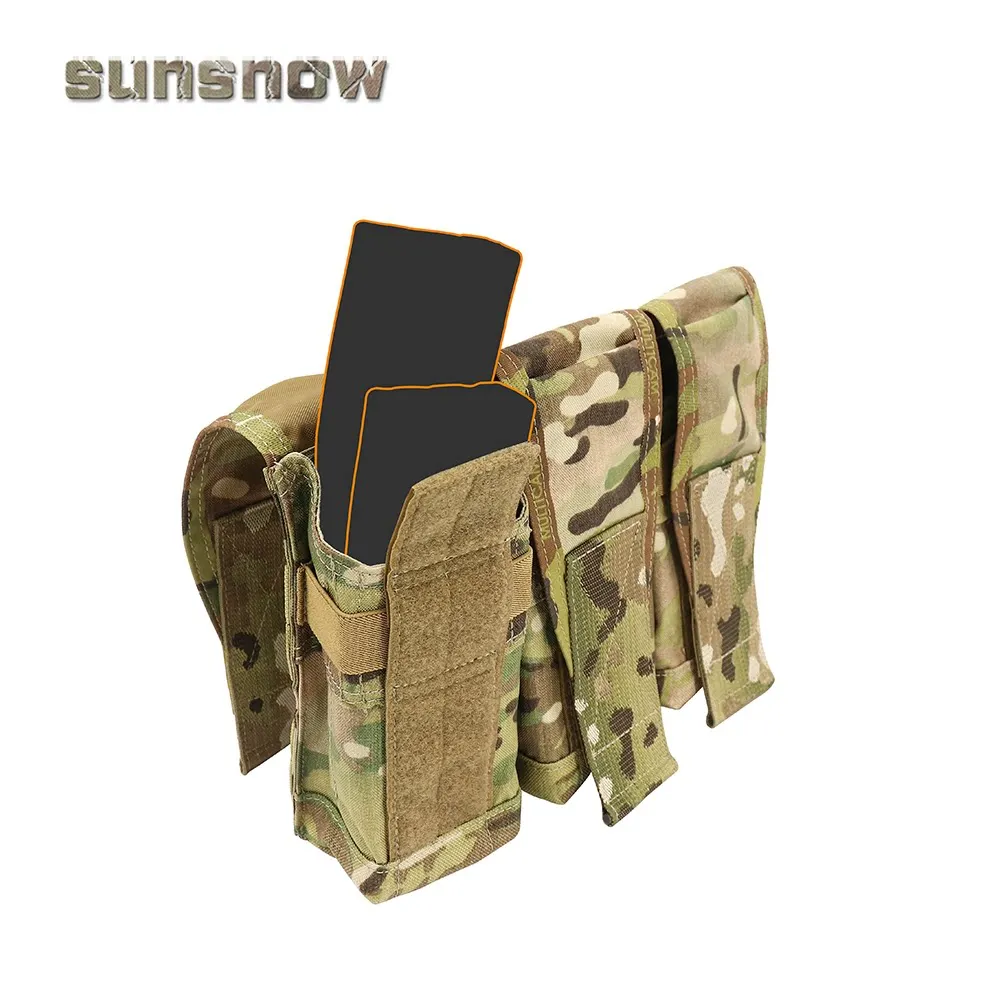 Bolsa MOLLE portarevistas camuflaje para chaleco táctico - imagen 5