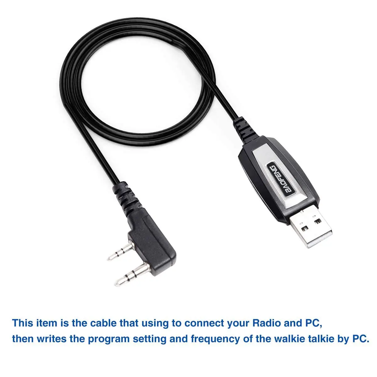 Cable USB de programación Baofeng para walkie talkie UV-5R y BF-888S - imagen 3