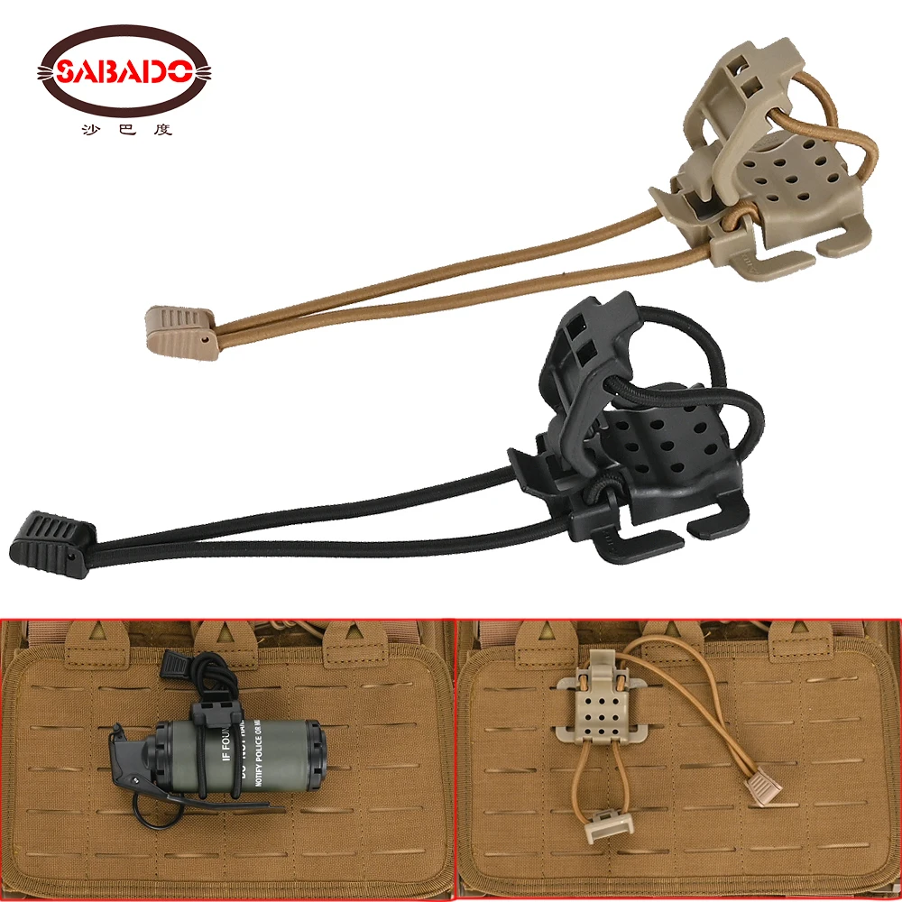 Clip de encuadernación táctica MOLLE, organizador de engranajes, sujetador multifunción, hebilla colgante, herramientas, soporte, chaleco de caza, accesorios de mochila - imagen 2