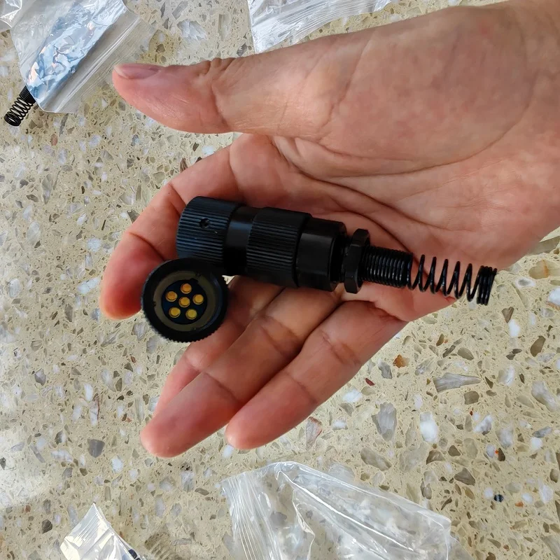 Conector de audio U283 de metal, enchufe macho y hembra de aviación de 5 núcleos y 6 núcleos - imagen 2