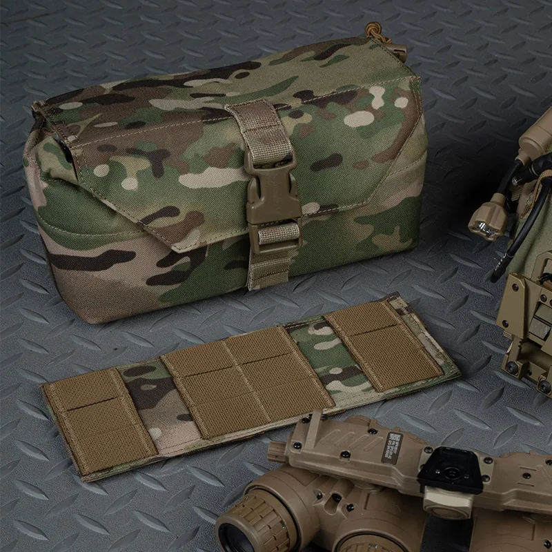Bolsa táctica de GPNVG-18 bolsa de protección Airsoft Molle suelo panorámico gafas de visión nocturna almacenamiento Estuche de transporte bolsillo a prueba de golpes