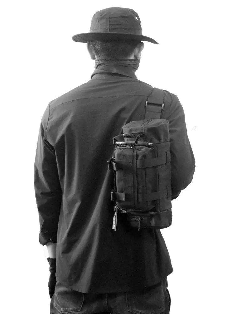 Bolsa táctica multifuncional, riñonera para deportes al aire libre, riñonera ajustable con cremallera, bolsa de almacenamiento de herramientas, bolsa para cámara - imagen 4