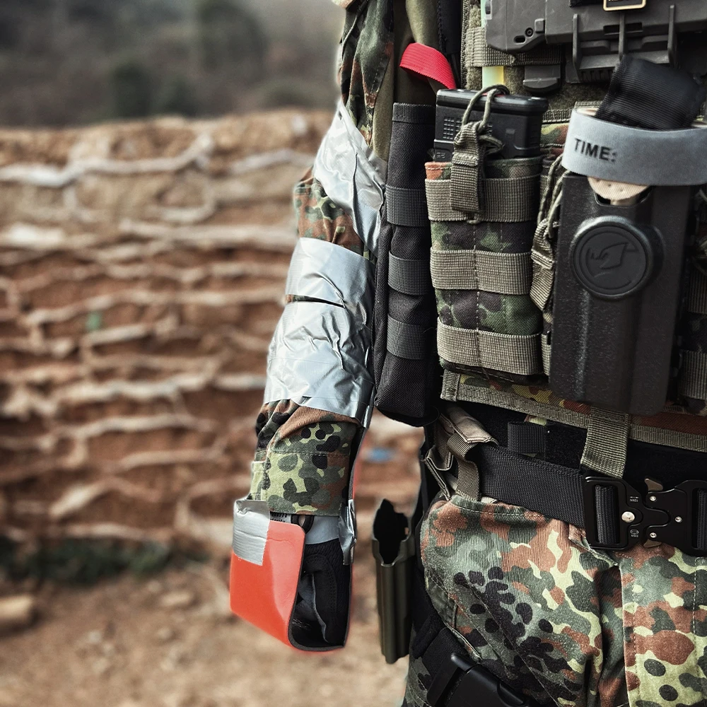 Cinta adhesiva RHINO RESCUE, impermeable, cinta gris, plateada 5 cm * 2,5 m, uso interior y exterior, sin residuos, rasgado a mano - imagen 4