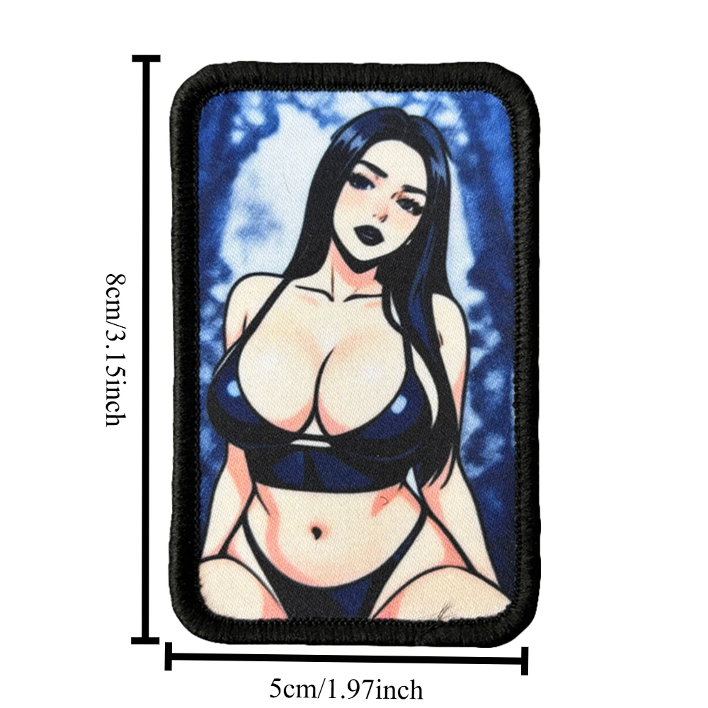 Parche táctico waifu anime – Insignia de moral para mochila - imagen 2