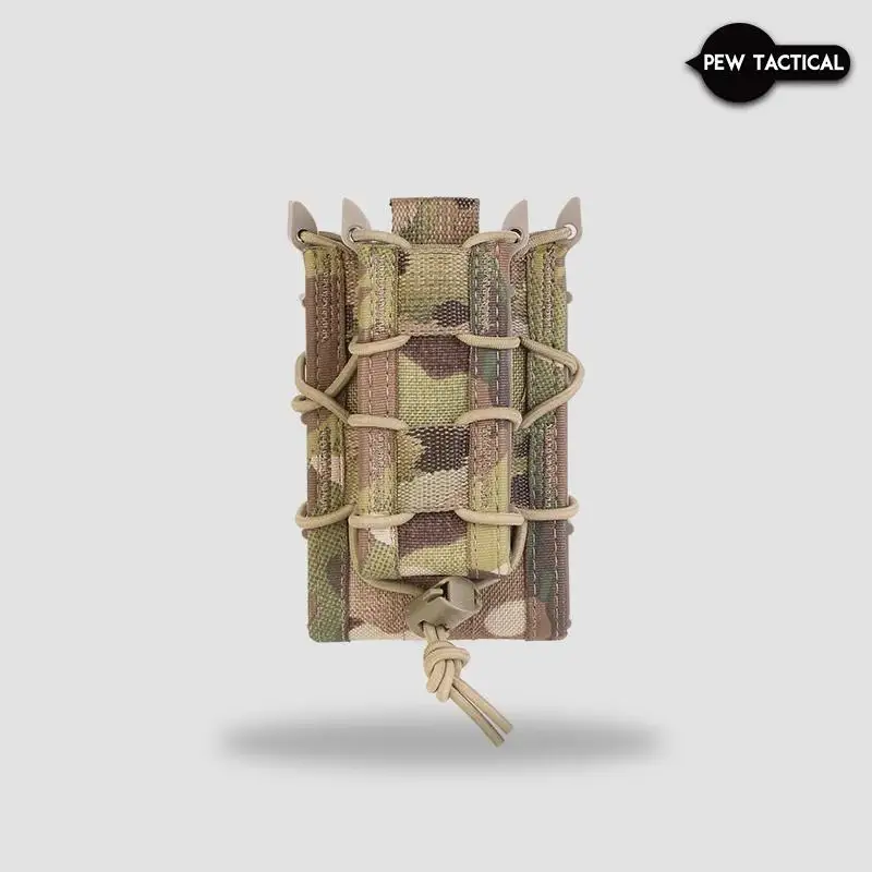 PEW TACTICAL HSGI STYLE TACO 9MM+5.56 MAG POUCH MOLLE TACTICAL DOBLE MAGAZINE POUCH - imagen 2