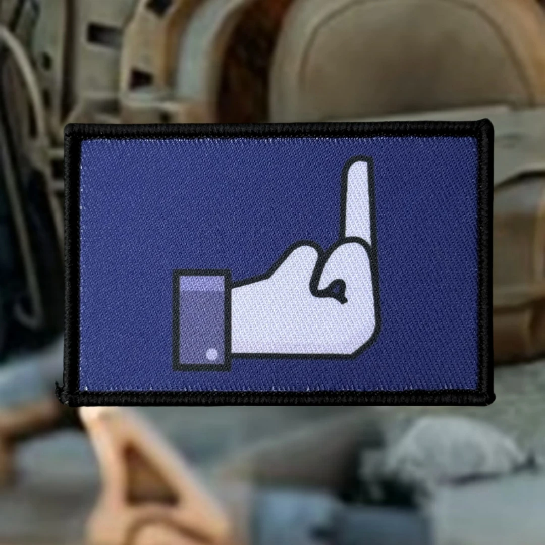 Parche militar táctico del ejército moral, "Deslike Middle Finger", material impreso, adecuado para chalecos, chaquetas, mochilas, etc. - imagen 3