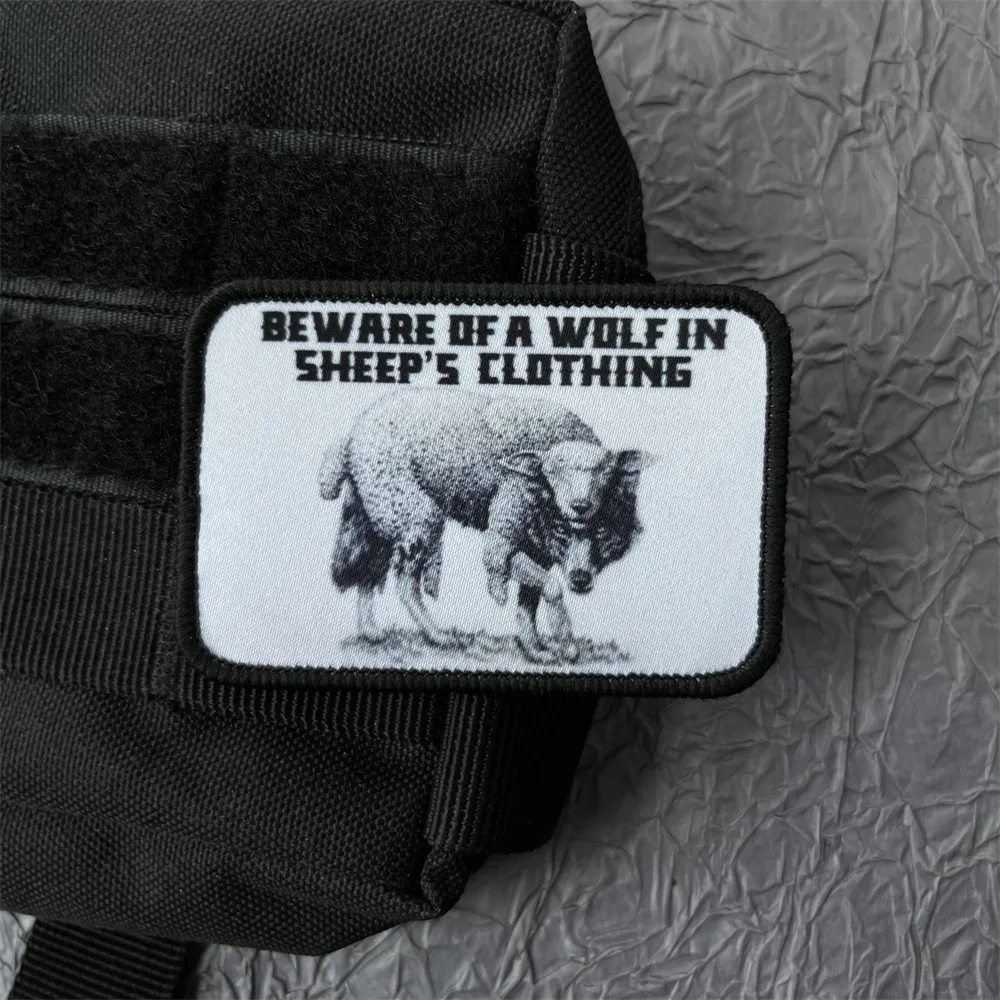 NOT TODAY pegatinas de letras para ropa, parches militares de equipo de mochila táctica, Parche de gancho y bucle, insignias para exteriores - imagen 2