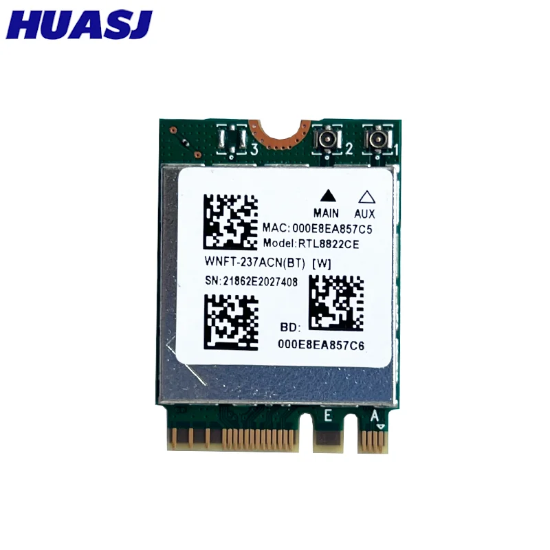 Adaptador WiFi de doble banda 2,4/5GHz 1200Mbps Chipset RTL8822CE adaptador de red Bluetooth 5,1 802.11AC para PC/portátil Windows10/11 - imagen 2