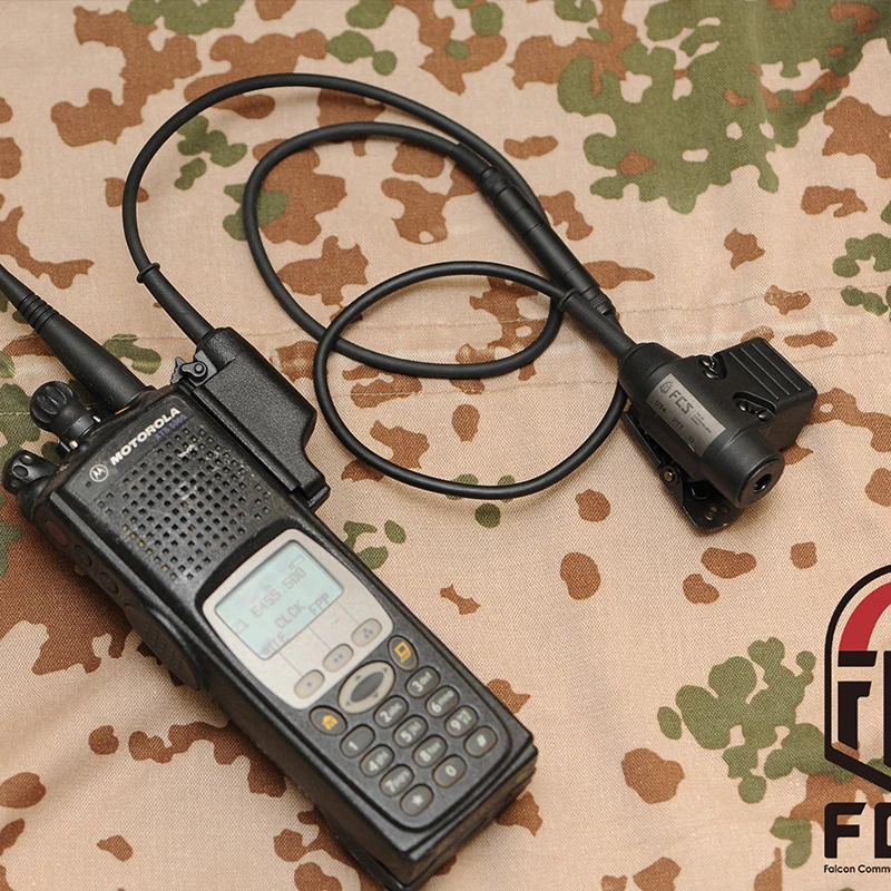 Kenwood adaptador de auriculares FCS militar táctico U94 PTT NATO 6-PIN para RAC TMC COMTAC Earmor caza Airsoft Cable Plug - imagen 3