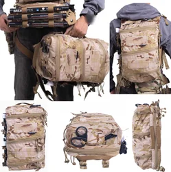Mochila médica táctica compacta - kit de primeros auxilios de asalto