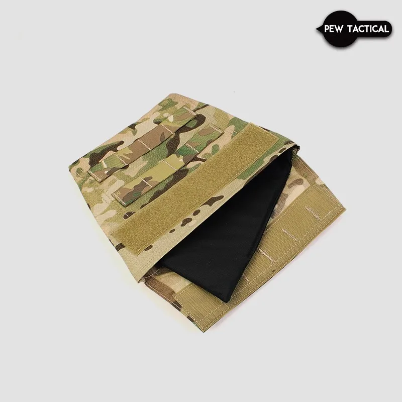 Chaleco táctico PEW, Panel protector colgante con Panel EVA, chaleco Airsoft para caza, bolsa de plataforma para abdomen inferior, almacenamiento de Panel Molle - imagen 3